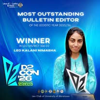 Most Outstanding Bulletin Editor - Winner